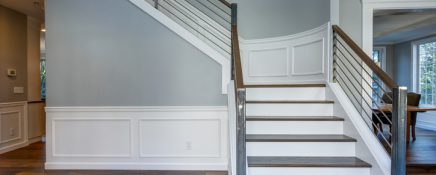 Luxury custom built home interior