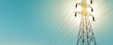 High voltage electricity pole detail object