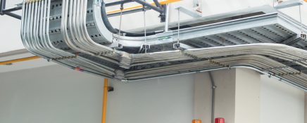 good manage network or electric cable with metal flex pipe or outdoor conduit weather proof.